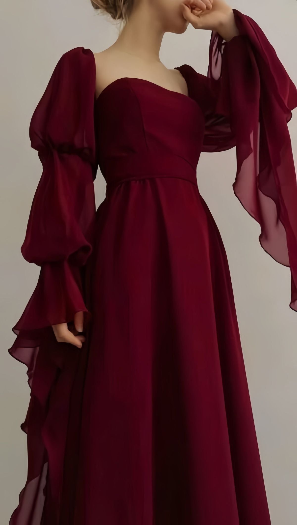 Beautiful Vintage Romantic A-line Blue Prom Dress Evening Dress cg25819
