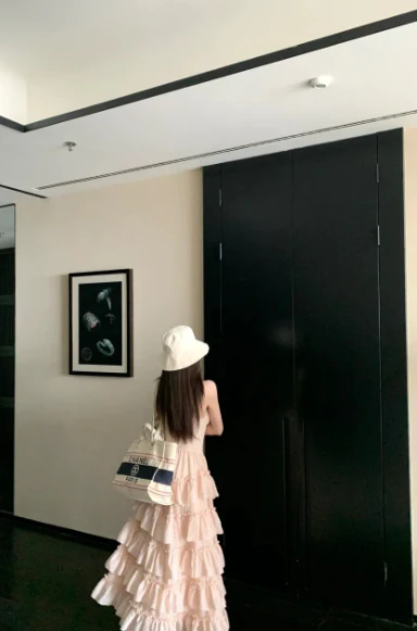 Blaues langes Ballkleid Abendkleid zum 21. Geburtstag cg26107