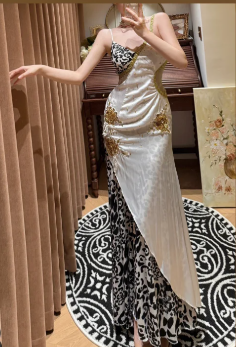 V Neck Satin Prom Party Dress Vintage Evening Dress 22nd Birthday Outfit cg26316