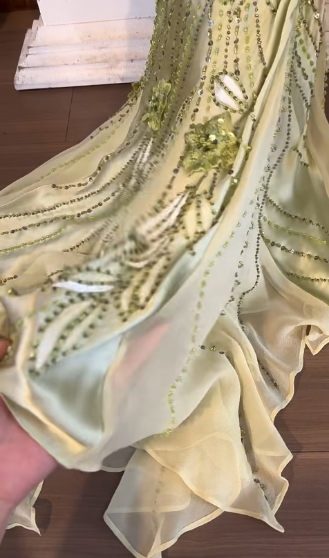 Blaues langes Ballkleid Abendkleid zum 21. Geburtstag cg26107