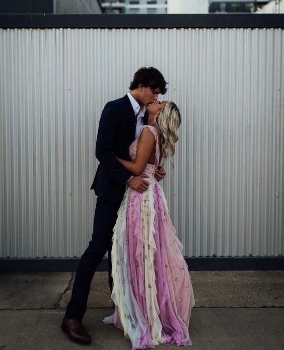Princess Long Prom Dress Layered Tulle Sleeveless Gown,Evening Dresses classygown Princess Long Prom Dress Layered Tulle Sleeveless Gown,Evening Dresses classygown