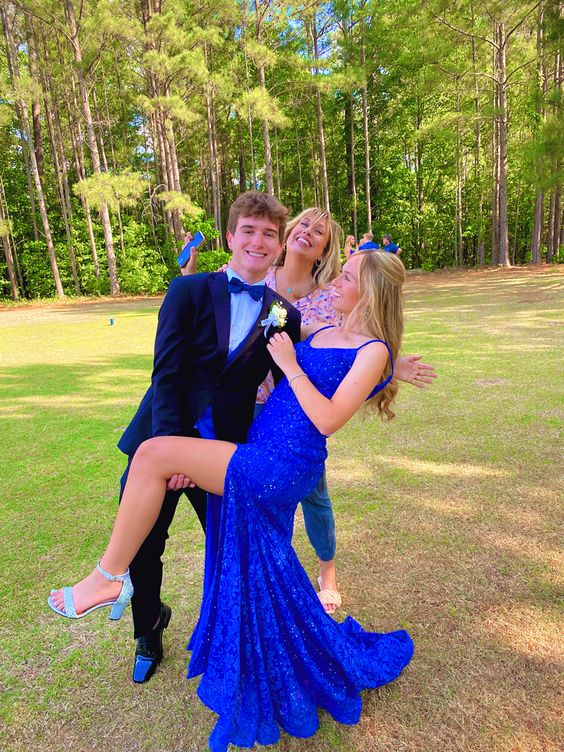 Royal Blue Long Prom Dress Evening Dresses cg24869