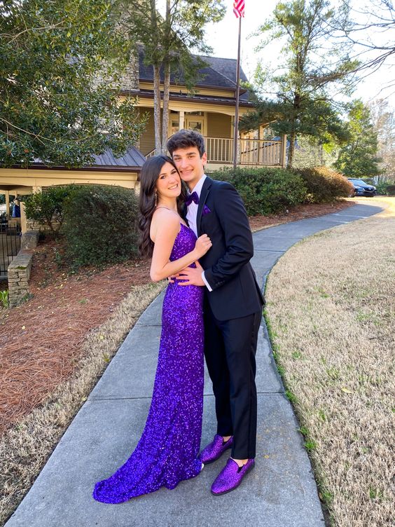 Purple Long Prom Dresses, Formal Graduation Party Dress cg24990