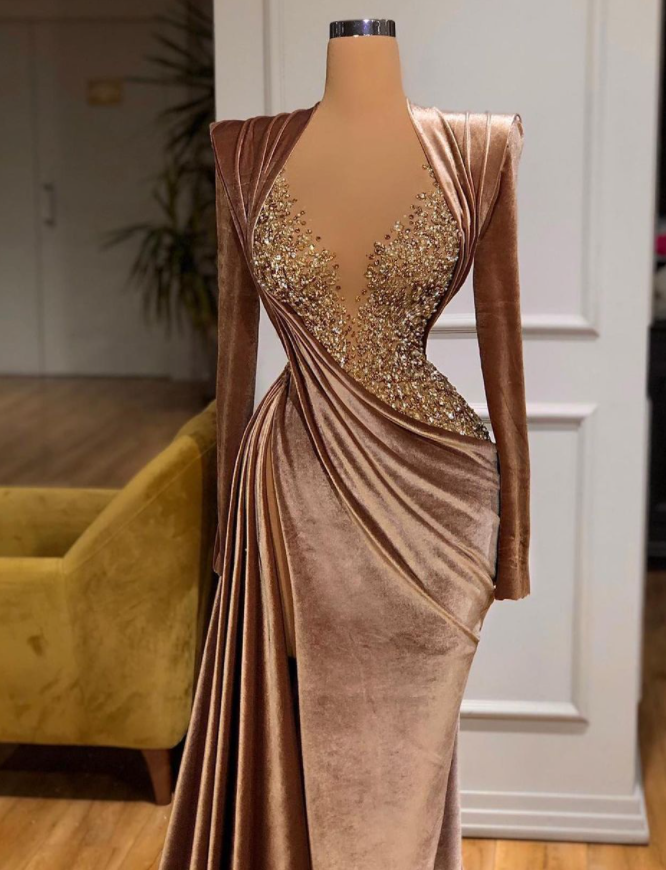 mermaid gown evening dress sexy long Prom Dresses cg21108