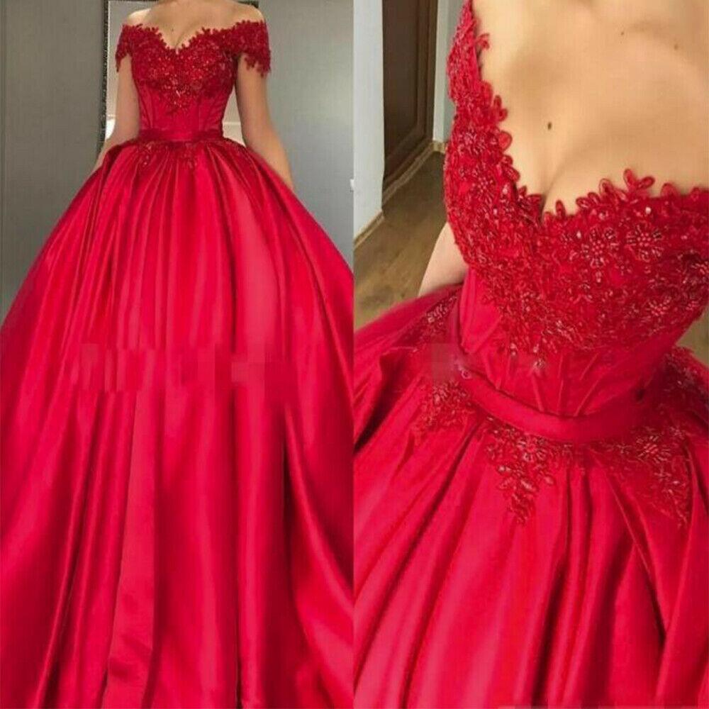 romantic red long Prom Dress cg16463