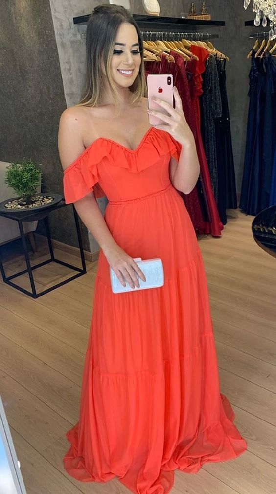 Sweetheart Long Prom Dress, Chic Prom Dress cg10027
