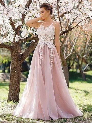 Light Pink Evening prom Dress, Sleeveless A Line Party Dress cg10172 Light Pink Evening prom Dress, Sleeveless A Line Party Dress cg10172