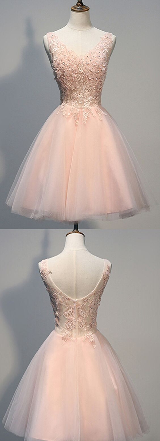 Charming Homecoming Dress,Blush Pink homecoming dresses cg10200