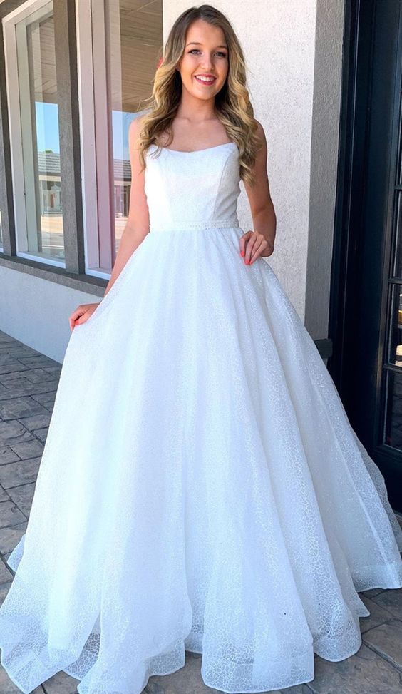 princess white long prom dresses, ball gown graduation party dresses, classygown princess white long prom dresses, ball gown graduation party dresses, classygown