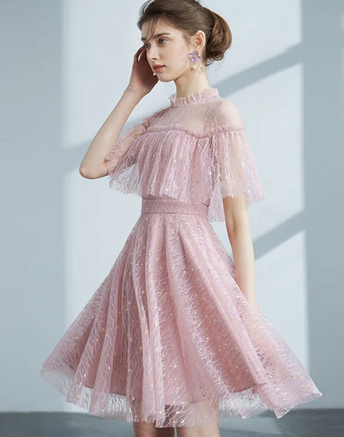 cute homecoming dresses a line semi formal dresses for girls cg10281
