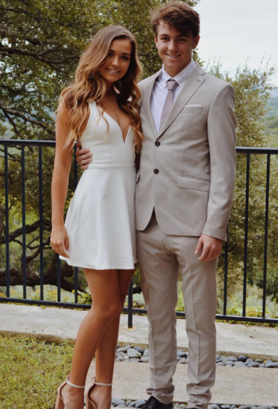Sexy V Neck Short Dress,White Satin Homecoming Dress, Cocktail Dress cg10380
