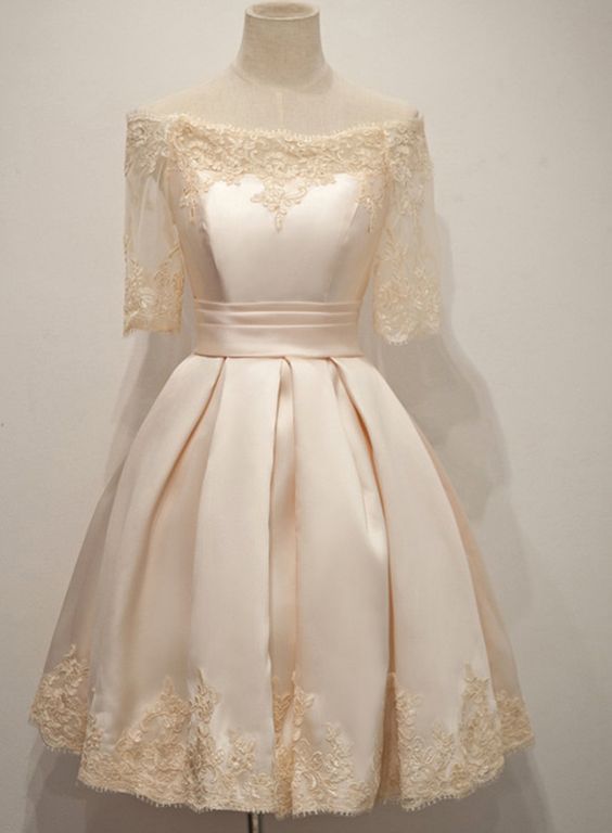 Elegan Tulle Homecoming Dress,Off Shoulder Homecoming Dresses cg10429