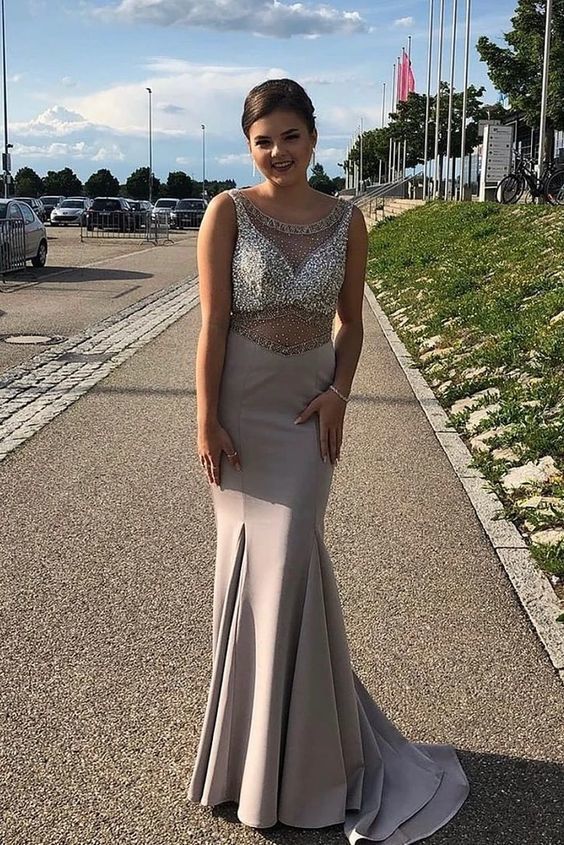 Charming Long Prom Dresses Simple Elegant Beauty Evening Dresses cg10571