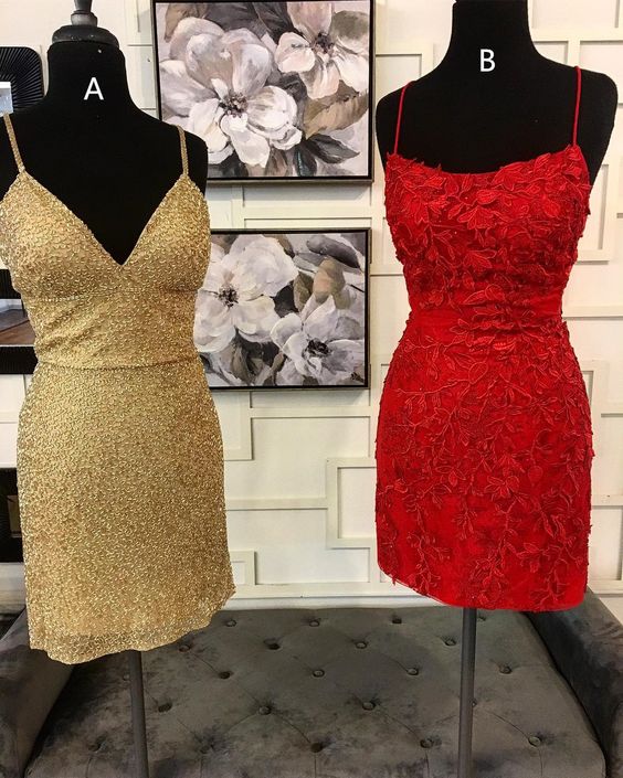 Straps Tight Mini Party homecoming Dresses cg10591