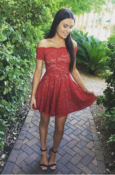 Charmantes Homecoming-Kleid, Sexy Abendkleid aus Spitze, Süßes Kleid cg1060