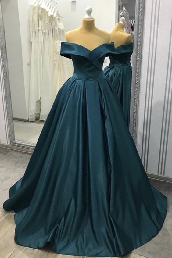 Off the Shoulder Prom Gown cg10708