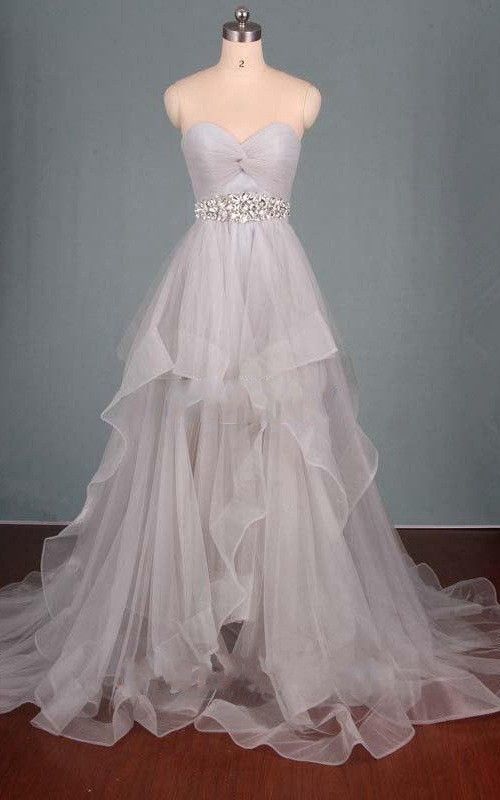 Charming Sweetheart Prom Dress, Tulle Ball Gown cg10741