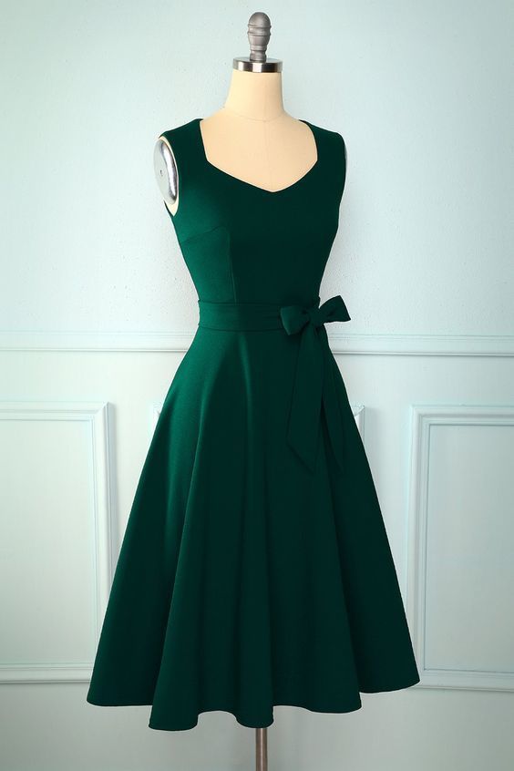Dark Green Short Homecoming Dress cg11008