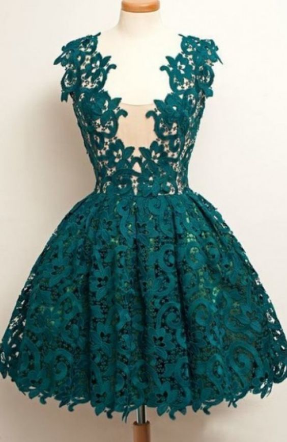 Short Lace Homecoming Dress cg11160
