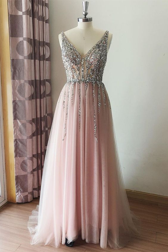 sparkle silver sequins pink tulle long formal dress prom dress cg11299 sparkle silver sequins pink tulle long formal dress prom dress cg11299