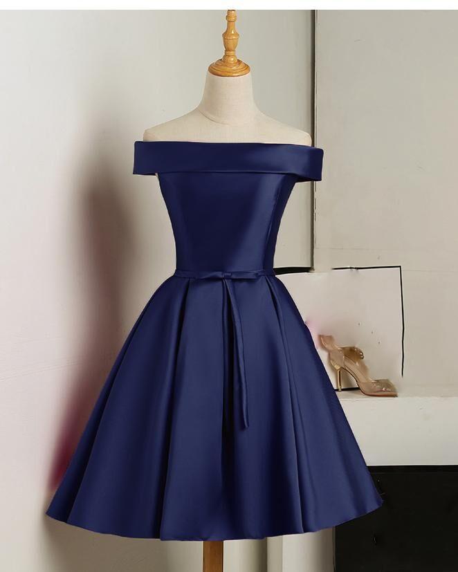 A Line Satin Semi Formal Gown Cocktail homecoming Dress cg11392