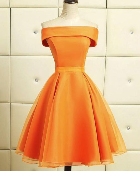 Schönes Organza-Partykleid in Knielänge 2019, kurze Homecoming-Kleider cg1143