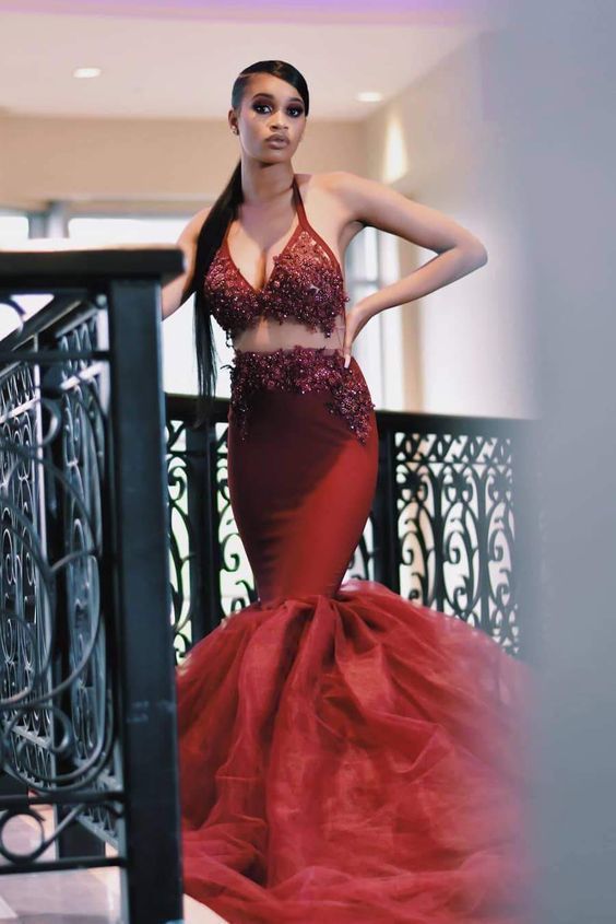 Romantic Appliques Tulle Formal Prom Dresses Beaded Prom Dresses Wedding Party Gown cg11674