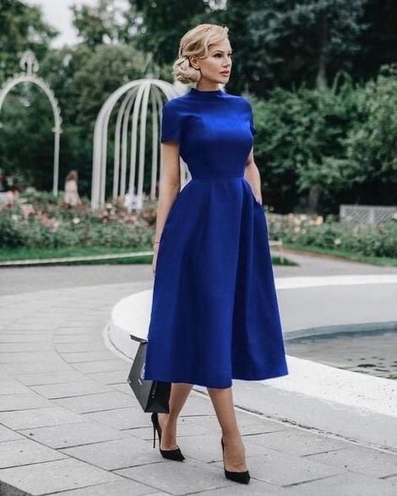 blue prom dress long evening dress cg11745