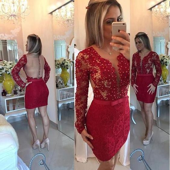 Sweet 16 Dress Homecoming Dress,Backless Cocktail Dress cg11768