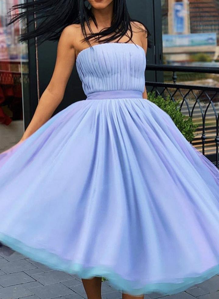 Cute tulle short dress homecoming dress cg11890