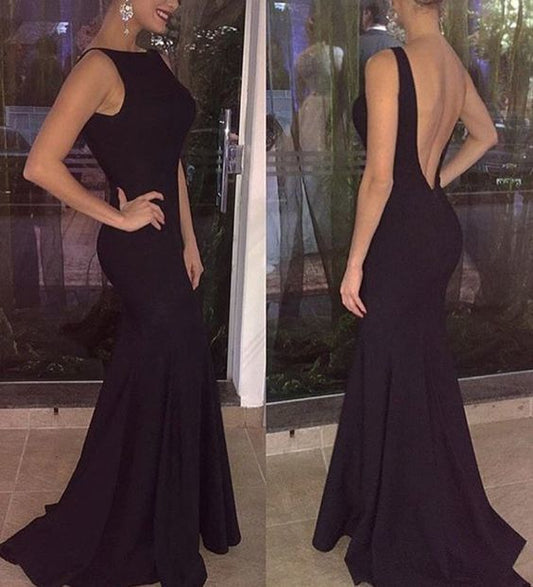 Schwarze elegante Abendkleider, bezauberndes Meerjungfrauen-Abendkleid, Ballkleid cg12029