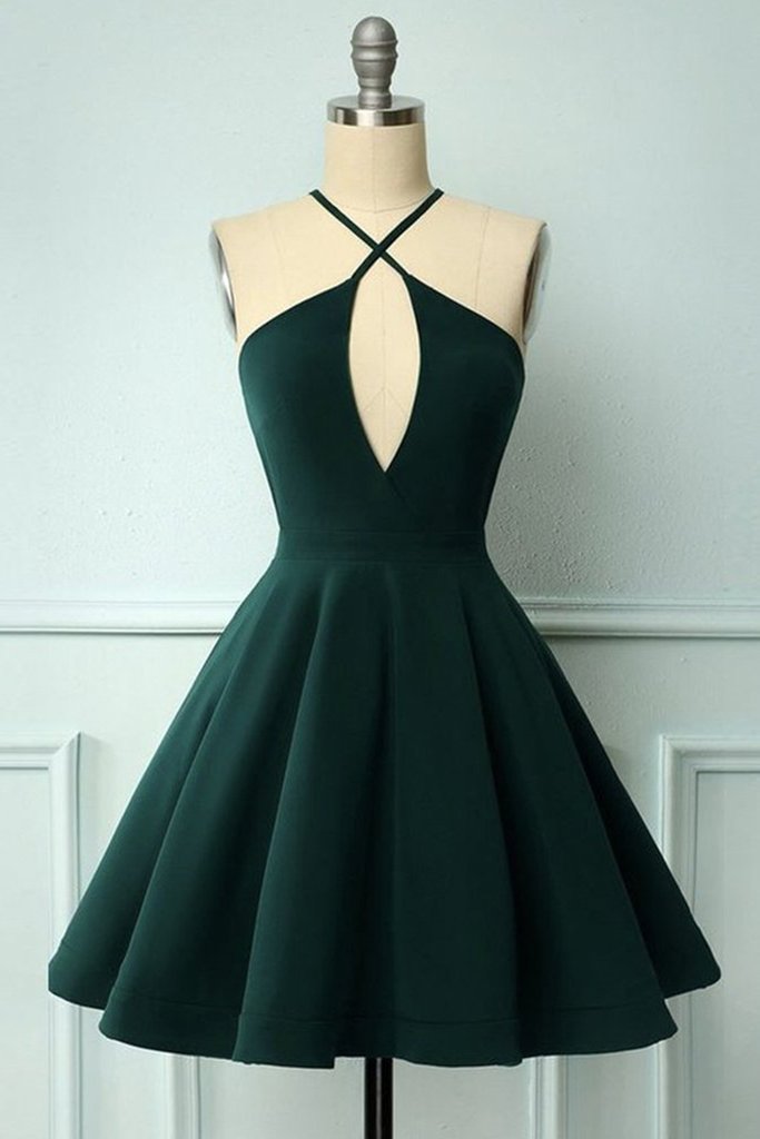 hunter green graduation dress Dark Formal Homecoming cg12102 – classygown MUSETOPIA