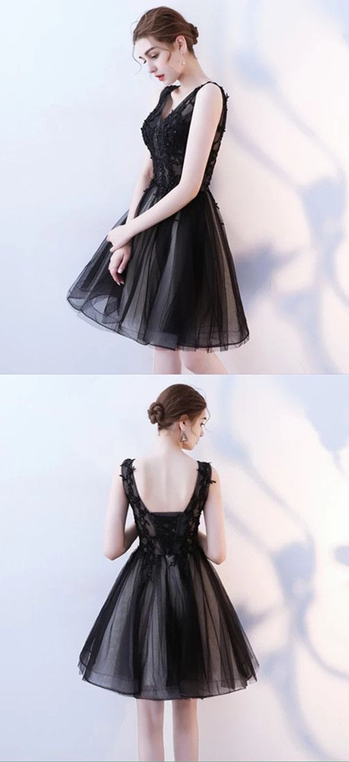 Black Pretty Short/Mini Homecoming Dress Pretty A-Line Homecoming Dres classygown Black Pretty Short/Mini Homecoming Dress Pretty A-Line Homecoming Dres classygown