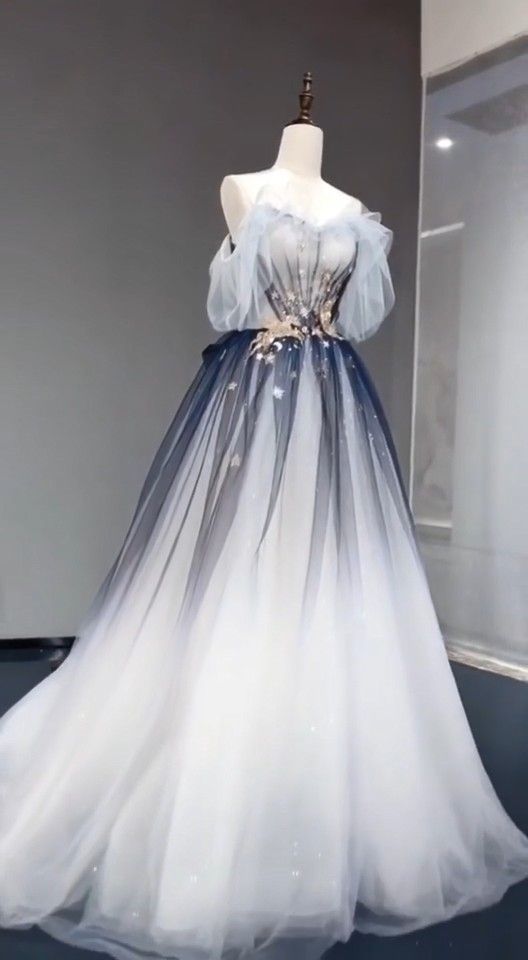 Ombre Prom Dresses Long Evening Dresses cg12201
