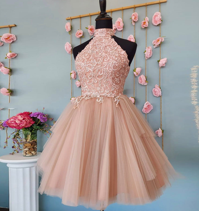 CUTE TULLE LACE SHORT DRESS PARTY DRESS Homecoming Dresses cg12303