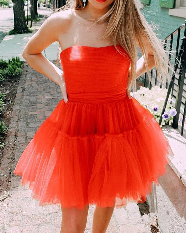 Cute Sweetheart A-Line Homecoming Dresses cg12360