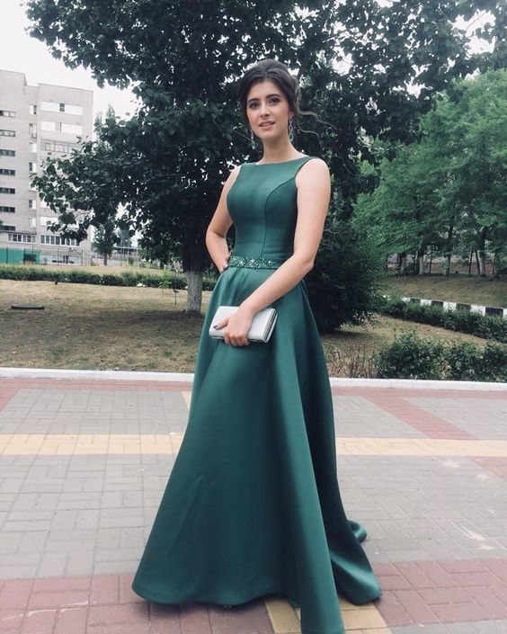 Dark Green Prom Dress,Satin Wedding Dresses cg12457 classygown Dark Green Prom Dress,Satin Wedding Dresses cg12457 classygown
