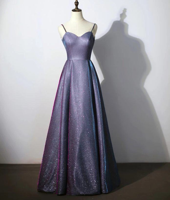 Beautiful Straps Long Party Dress 2021, Sweetheart Floor Length Prom Dress cg12653