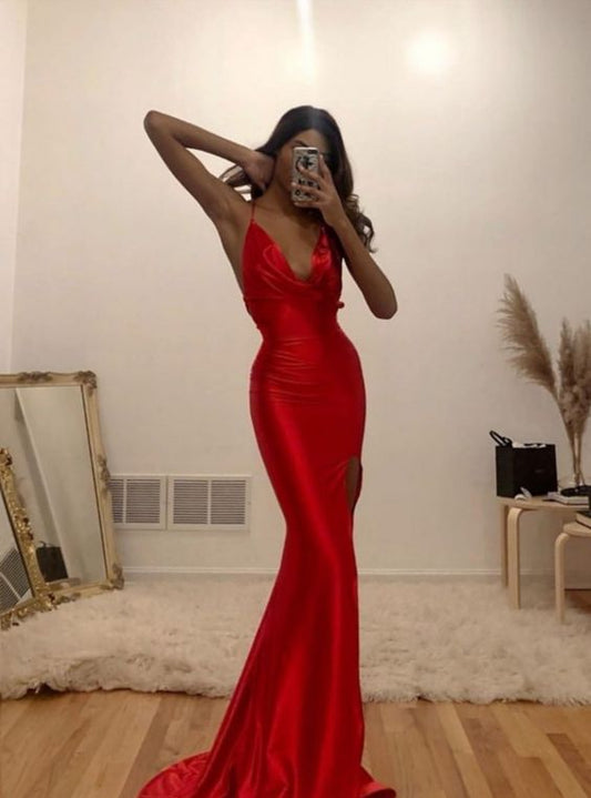sexy Ballkleid rote Ballkleider cg12992