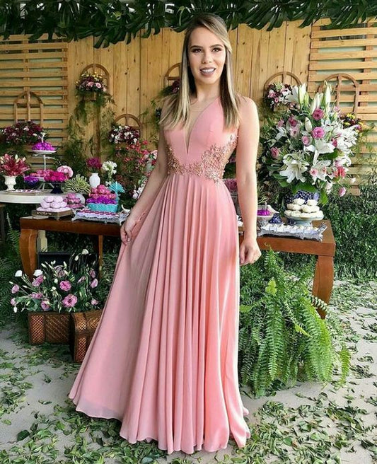 Rosa Ballkleid im neuen Stil, sexy Ballkleid cg12998