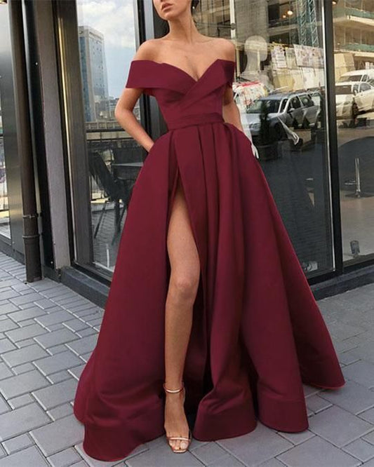 Off The Shoulder Abendkleider Günstige Ballkleid Partykleid cg13140