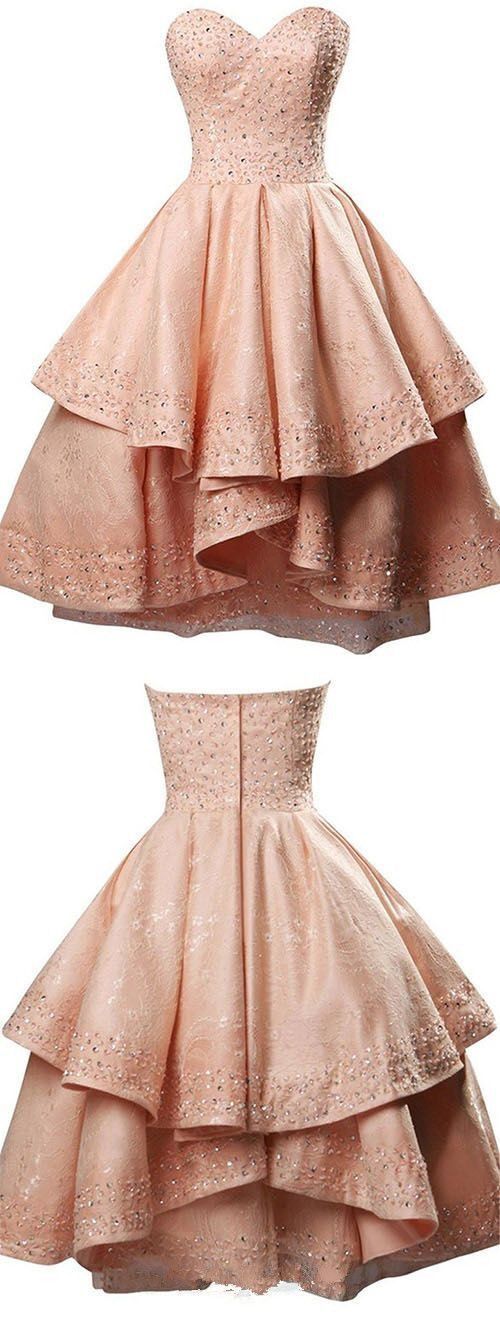 Sweetheart neck Dresses Beaded Short Homecoming Dresses cg13757