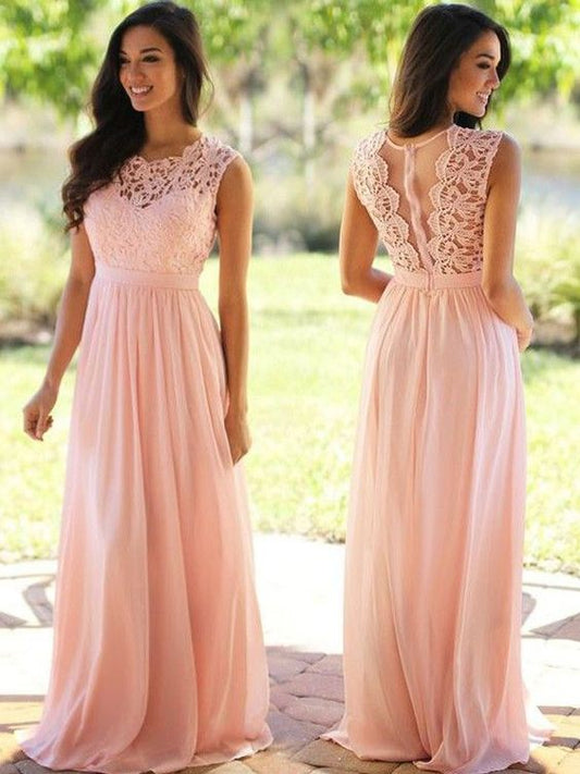 Lange Ballkleider, schlicht 2019, elegante rosa Ballkleider, A-Linien-Ballkleider aus Spitze, wunderschöne Chiffon-Ballkleider cg1391