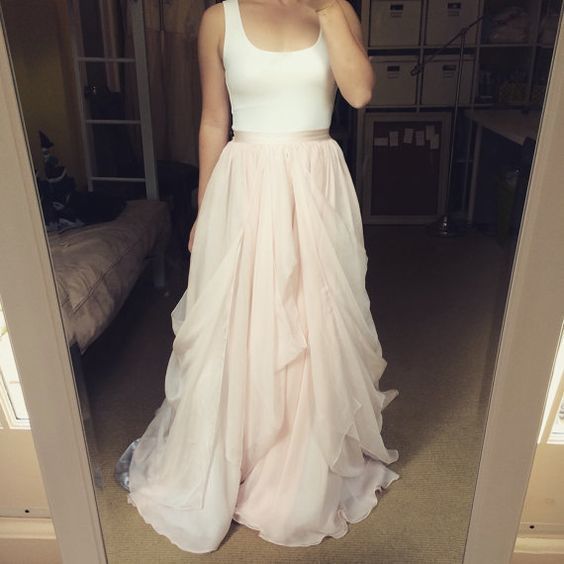 Unique tulle prom dress, sleeveless prom dress cg14120