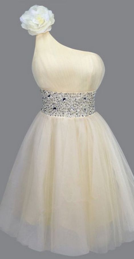 One Shoulder Homecoming Dress,Homecoming Dresses,Sweet 16 Dress, Homecoming Gowns cg14143