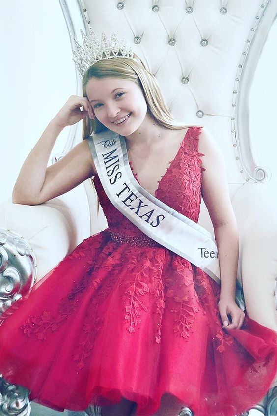 Red Homecoming Dress, Red Hoco Dresses cg14282