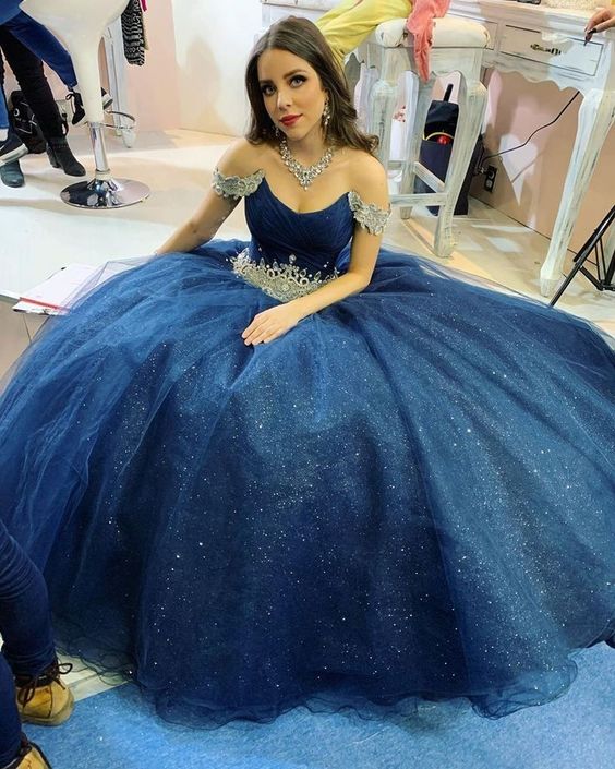 Navy blue Prom Dresses Formal Evening Dresses cg14366