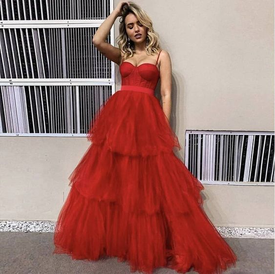 New Arrival Spaghetti Straps A-Line Prom Dresses, Evening Dress Prom Gowns cg14731
