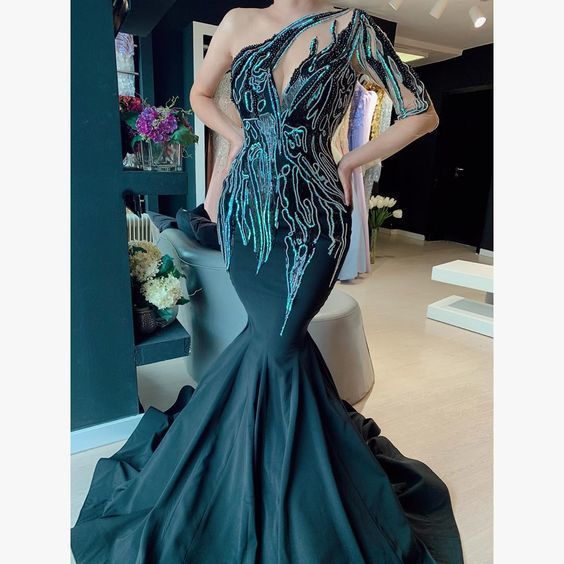 Mermiad Long Prom Dress With Train cg14789