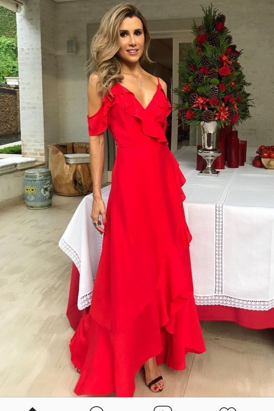 Sexy Spaghetti Straps Prom Dresses cg14873